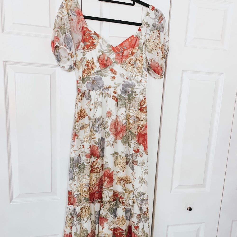 Floral maxi dress